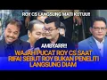 Lagu WAJAH PUCAT ROY CS SAAT RIFAI SEBUT ROY BUKAN PENELITI LANGSUNG DIAM 