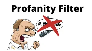 Profanity filter using python Recognizing offensive and cuss words