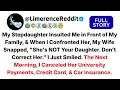 My Stepdaughter Insulted Me in Front of My Family When I Confronted Her My Wife Snapped She s