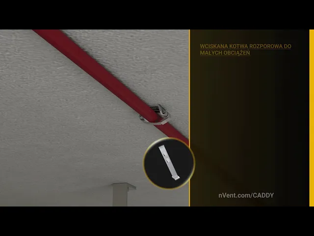 nVent CADDY wciskana kotwa rozporowa do małych obciążeń