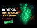 10 GitHub Repos So Good They Shouldn t Be Free And the Paid Tools They Kill