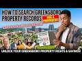 How to search Greensboro property records