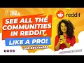 How to See all The Communities in Reddit 2025 New Method