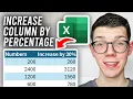 How To Increase Entire Column By Percentage In Excel - Full Guide