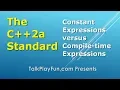 C 2a Standard Constant Expression vs Compile-Time Expression 042