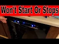 GE Dishwasher Not Starting Or Stops Mid Cycle With A Beeping Noise
