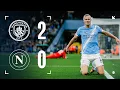 Download Lagu HIGHLIGHTS | Man City 2-0 Napoli | Record-breaking Haaland and Doku fire City to victory over Napoli