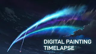 Download Tiamat Comet - Digital Painting [Timelapse] MP3