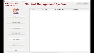 Student Management System with MySQL using Python Part - 2