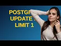 Dba Postgres UPDATE LIMIT 1