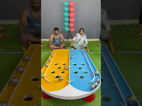 Sister vs Brother 😂 The Ultimate Roll the Ball Pop Balloon 🎈 Challenge!