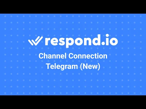 How to Connect Telegram to respond.io