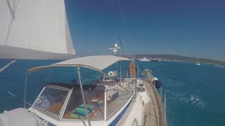 2016 – Sailing Formentera – Sailing Balearics – Sailing Spain – HR54 Cloudy Bay – Aug 2016