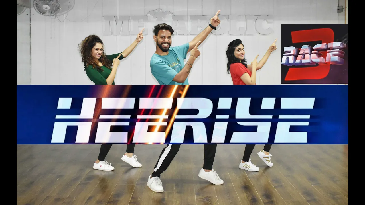 Heeriye Bollywood Dance Workout Choreography | Race 3 | Heeriye Dance Fitness Choreography