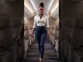Lagu Glamorous Air Hostess ✈️ | AI-Generated Flight Attendant in Action!