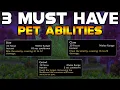 3 MUST HAVE HUNTER PET ABILITIES And How To Get Them - World of Warcraft Classic