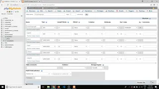 Python Tutorial app - set up database and tables