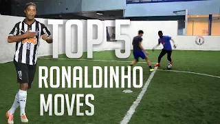 TOP 5 RONALDINHO SKILL MOVES - FOOTBALL SKILLS