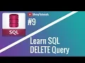 SQL Tutorial 9 - DELETE Query