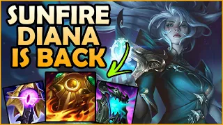 Download SUNFIRE TANK DIANA IS BACK AND SHE'S UNKILLABLE! - League of Legends Season 14 Gameplay MP3