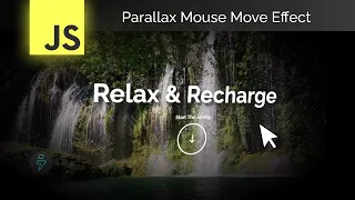 Parallax Mouse Move Effect Landing Page Quick Tutorial