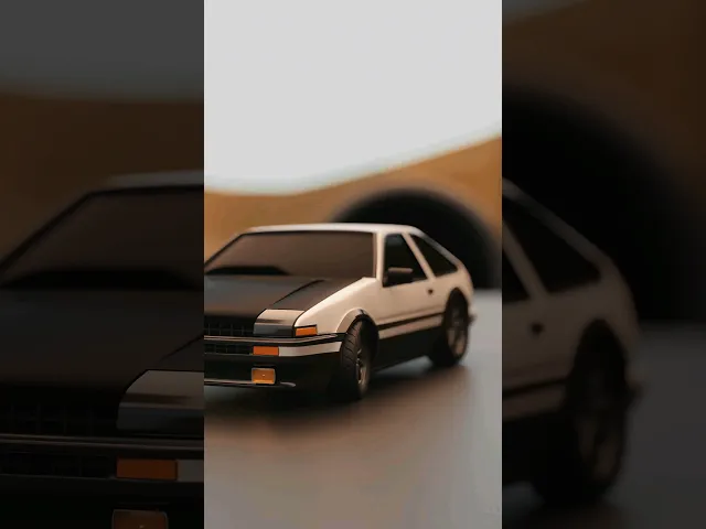 Toyota Corolla AE86 | SCALED 1/64 | Model kit car video thumbnail