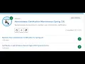 Administrator certification Maintenance SPRING 23