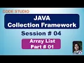 Java Collection Framework in Hindi Session - ArrayList Methods With Practical Demo