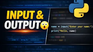 Python Input Output Explained Day 3 Python Course