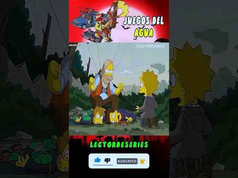 LOS SIMPSON PARTICIPAN EN LOS JUEGOS DEL HAMBRE 😅🤣 #viral #shortsfeed #shortvideo #short #viralvideo