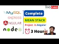 MEAN Stack Project from Scratch Angular 13 CRUD with Web API Complete MEAN Stack Project Tutorial
