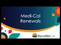 BenefitsCal How to submit a Medi-Cal renewal