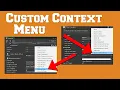 How to Add Custom Context Menus in Unity