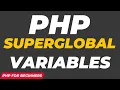 PHP Superglobal Variables PHP Function PHP for Beginners