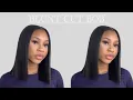 HOW TO Blunt Cut Shoulder Length Quick Weave Bob