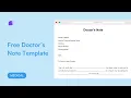 Doctor s Note Template