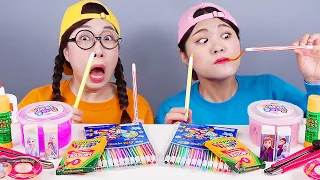 ลูกอมเยลลี่ อุปกรณ์การเรียนที่กินได้ มุกบัง DONA