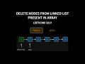 Delete Nodes From Linked List Present in Array - Leetcode 3217