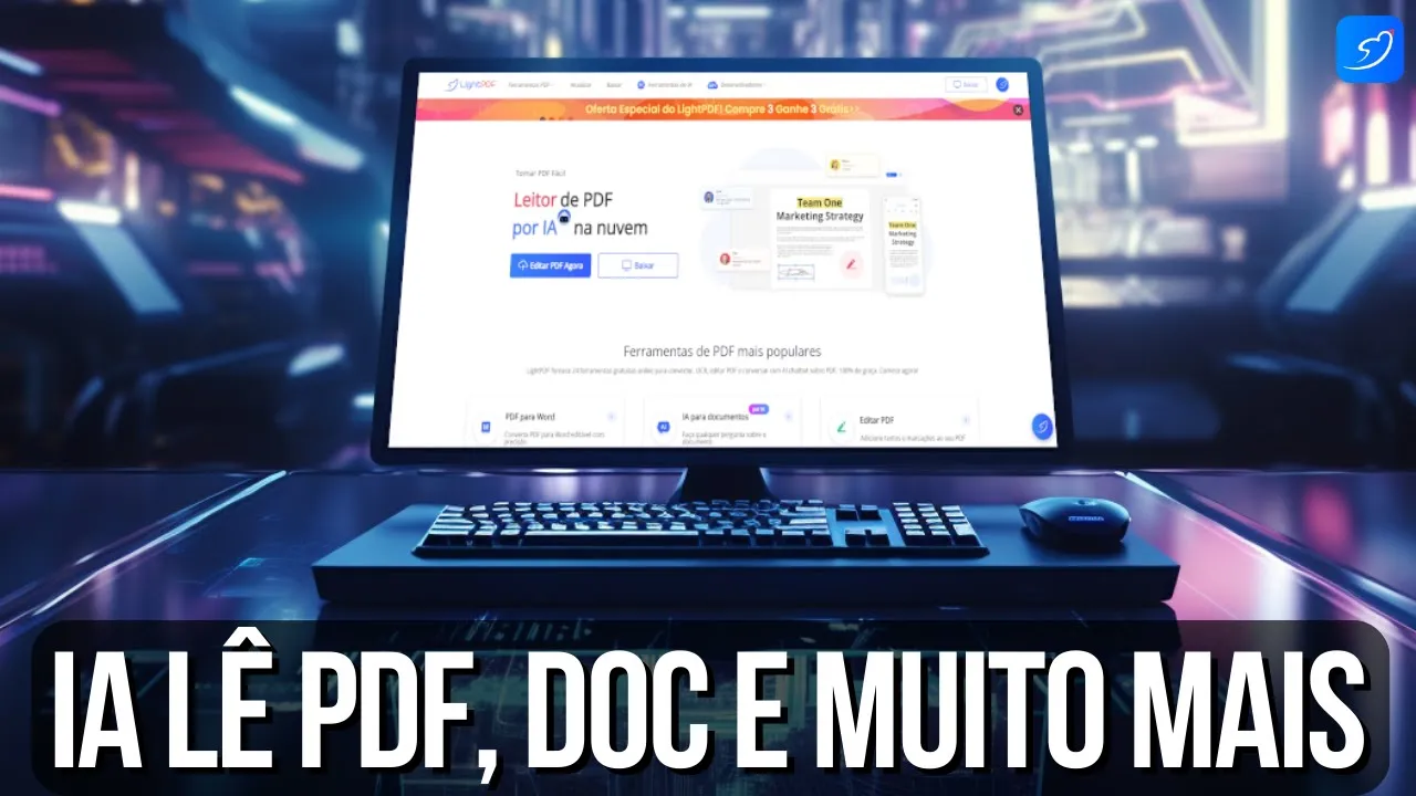 ????IA DEFINITIVA RECONHECE ARQUIVOS PDF, DOC, PPT E MUITO MAIS! #lightpdf