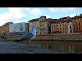 Download Lagu Short tour of Lungarno, Pisa, Italy 🇮🇹