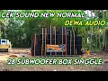 Download Lagu CEK SOUND NEW NORMAL DEWA AUDIO || 28 SUBWOOFER BOX SINGGLE