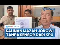 Lagu Bonatua Silalahi Kantongi Salinan Ijazah Jokowi Tanpa Sensor, Dokumen Pilpres dari KPU