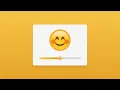 Custom Emoji Range Slider using HTML CSS JavaScript Mood Slider in JavaScript