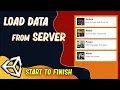 Load Data From Server JSON in Unity Networking Unity Beginner Tutorial Coding