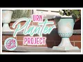 Plastic Urn Planter MAKEOVER - TUTORIAL