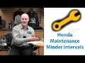 Honda Maintenance Intervals Maintenance Minder