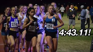 Mia Barnett Blitzes To U S Mile