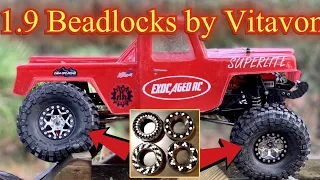 Vitavon 1 9 Beadlock Wheels on Superlite SV1 with 3BRc AntiFoams and Proline Krawlers