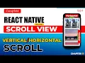 Scroll View Vertical and Horizontal in React Native Hindi 2024