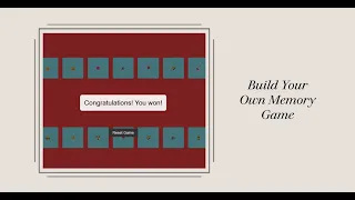 HTML CSS JavaScript Project 15 Memory Game